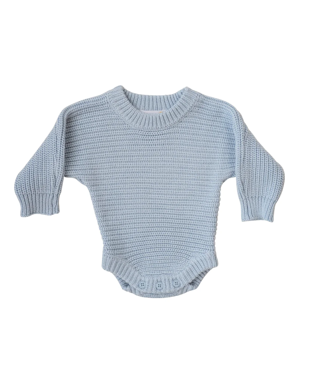 Chunky Knit Romper | Sky Blue - Image 4