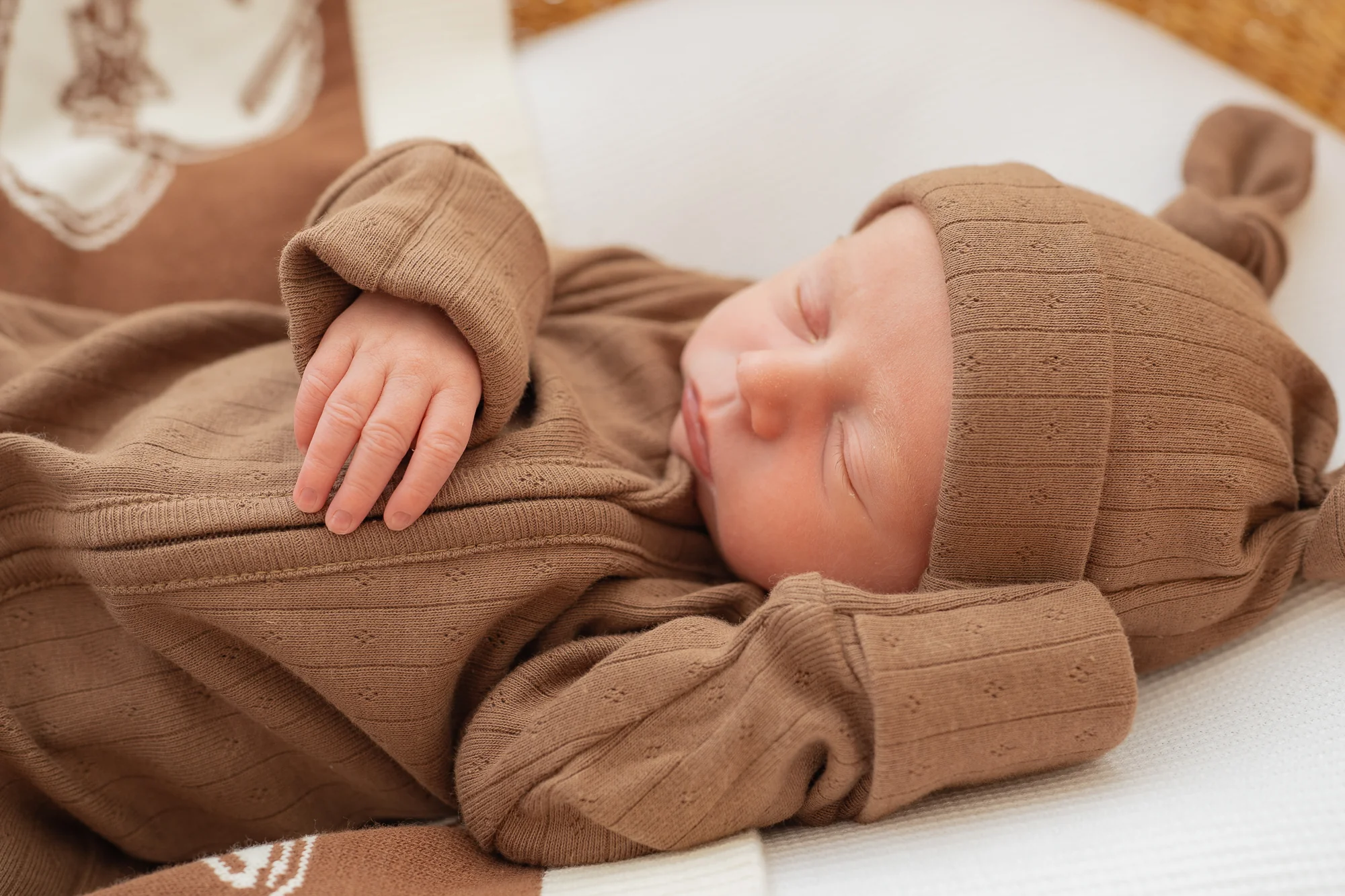 Essential Zip Romper | Chocolate - Image 4