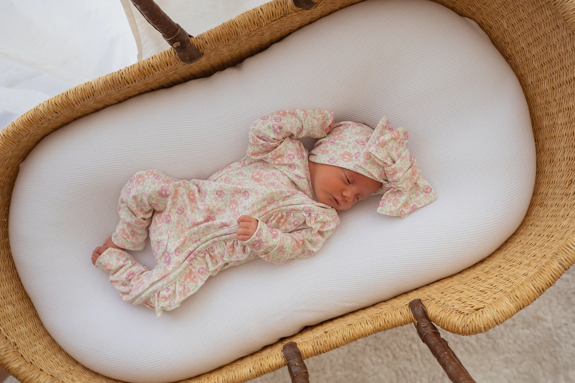 Frill Zip Romper | Garden Floral - Image 6