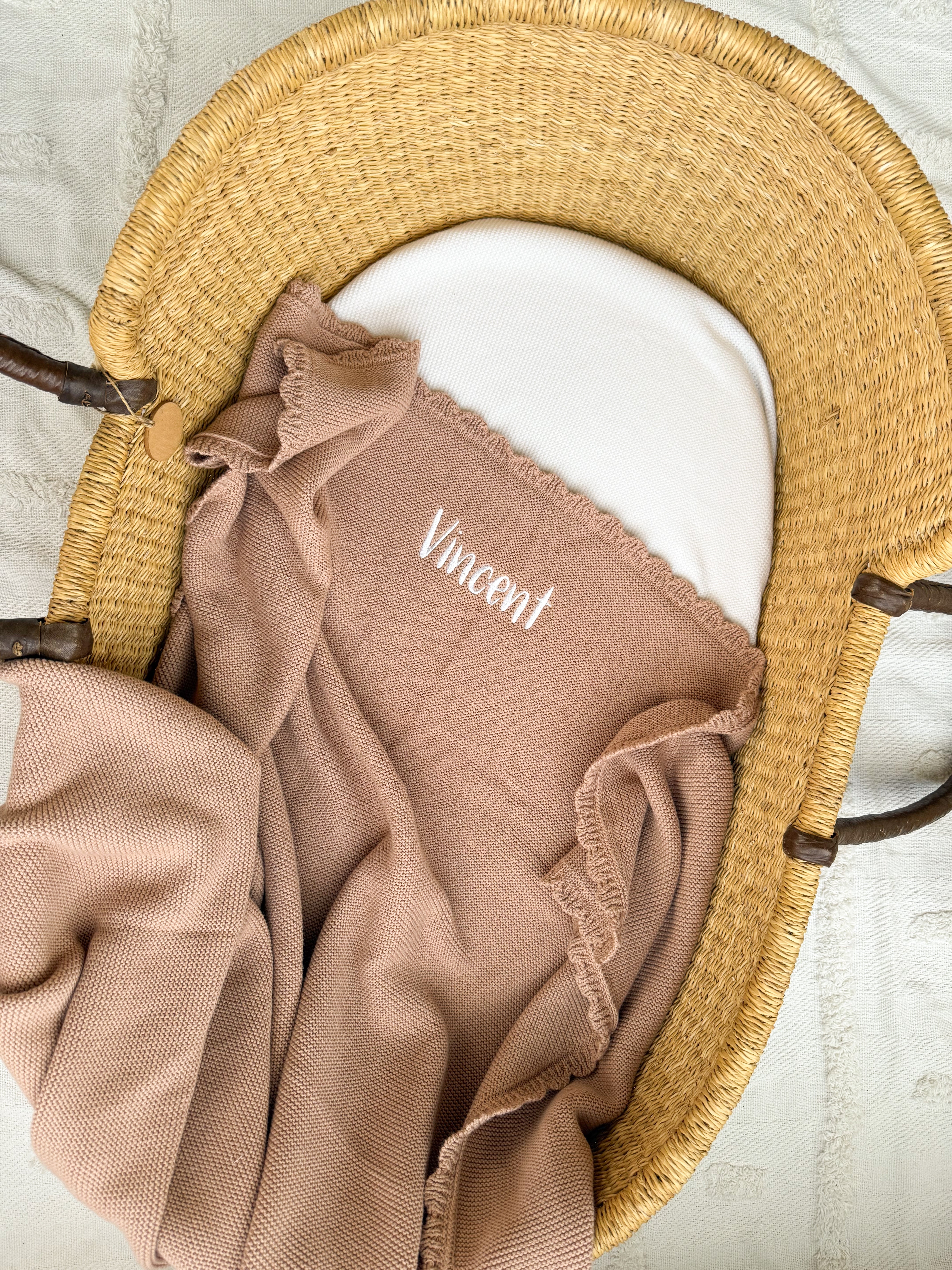 Heirloom Knit Blanket | Teddy - Image 3