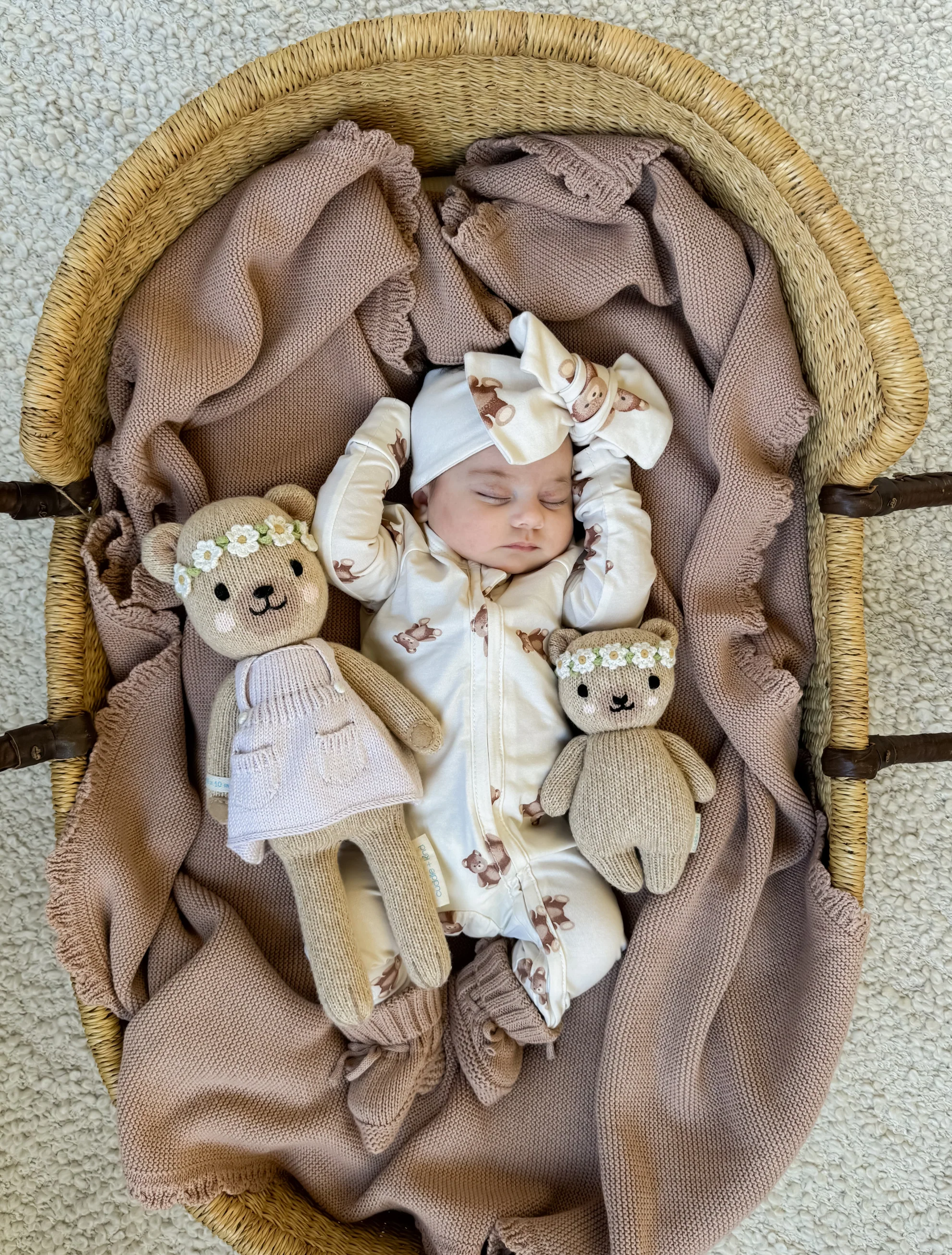 Heirloom Knit Blanket | Teddy - Image 6