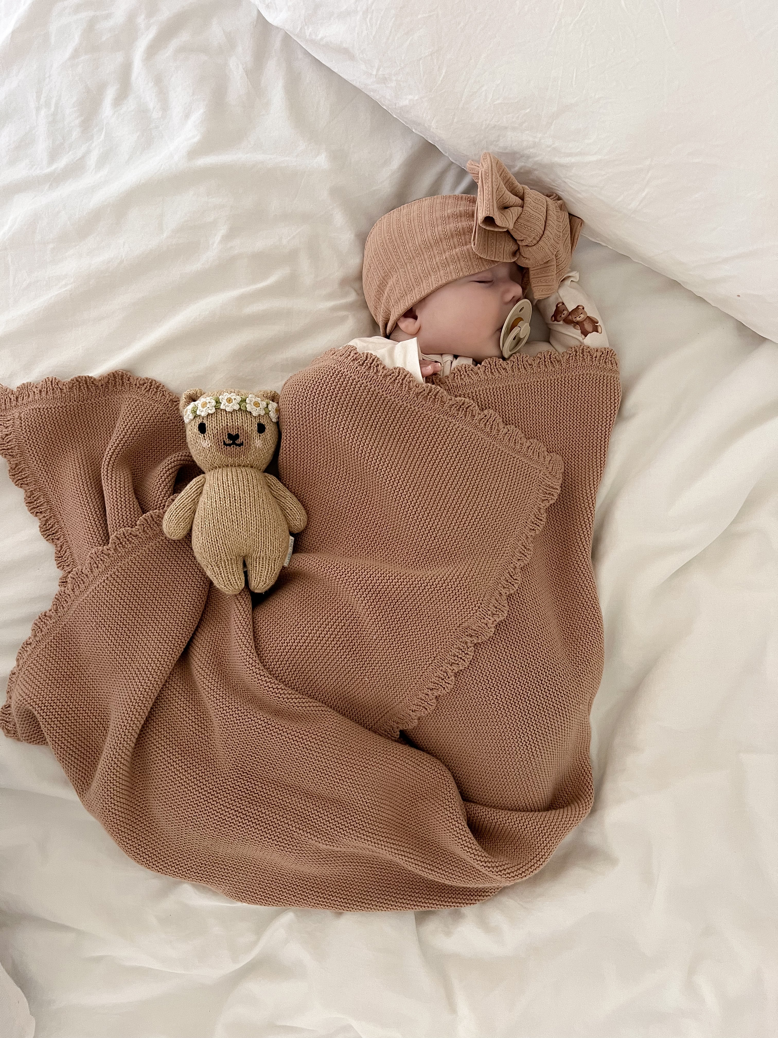 Heirloom Knit Blanket | Teddy - Image 7