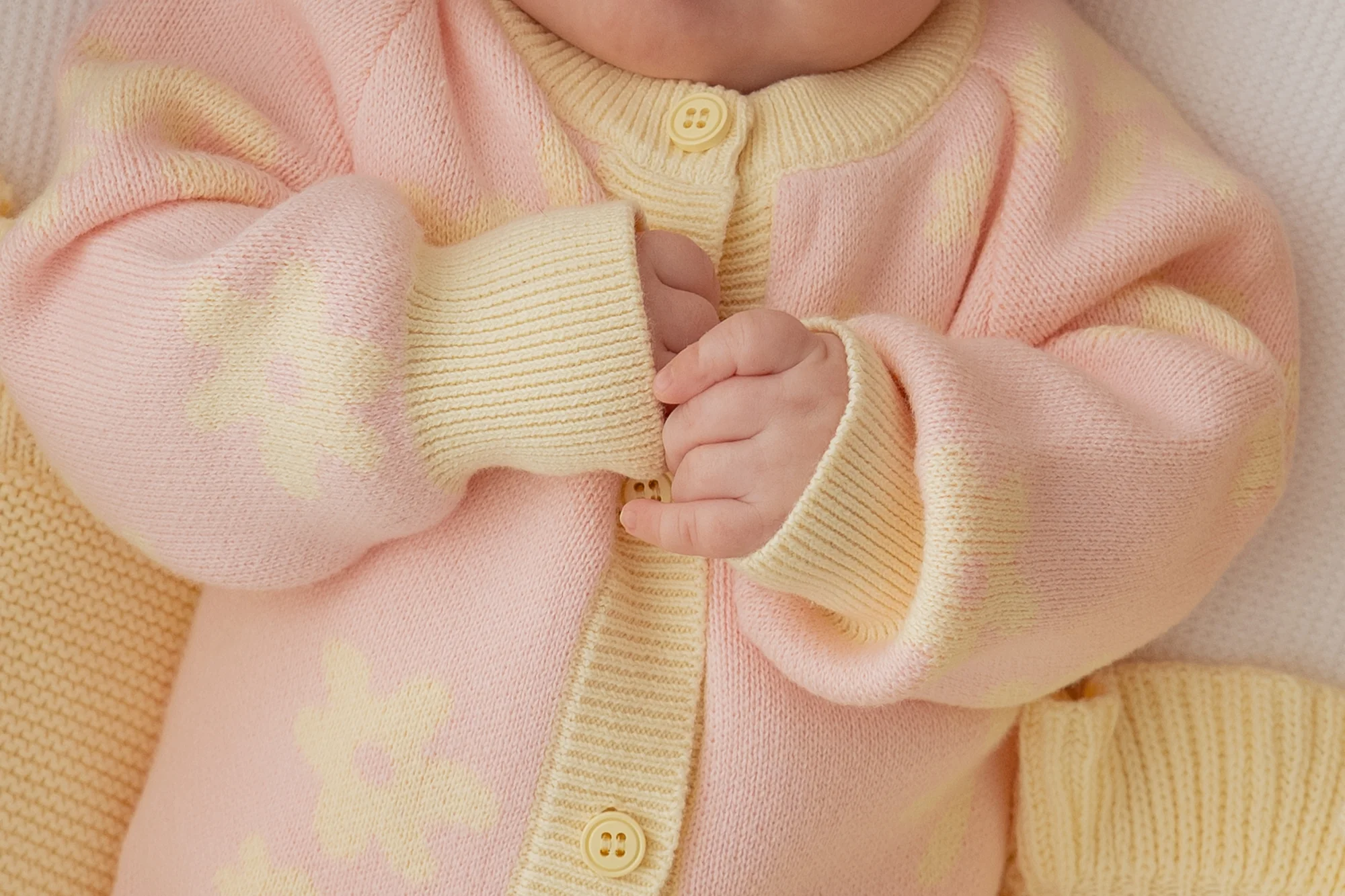 Knit Classic Romper | Daisy Floral Lemon - Image 8