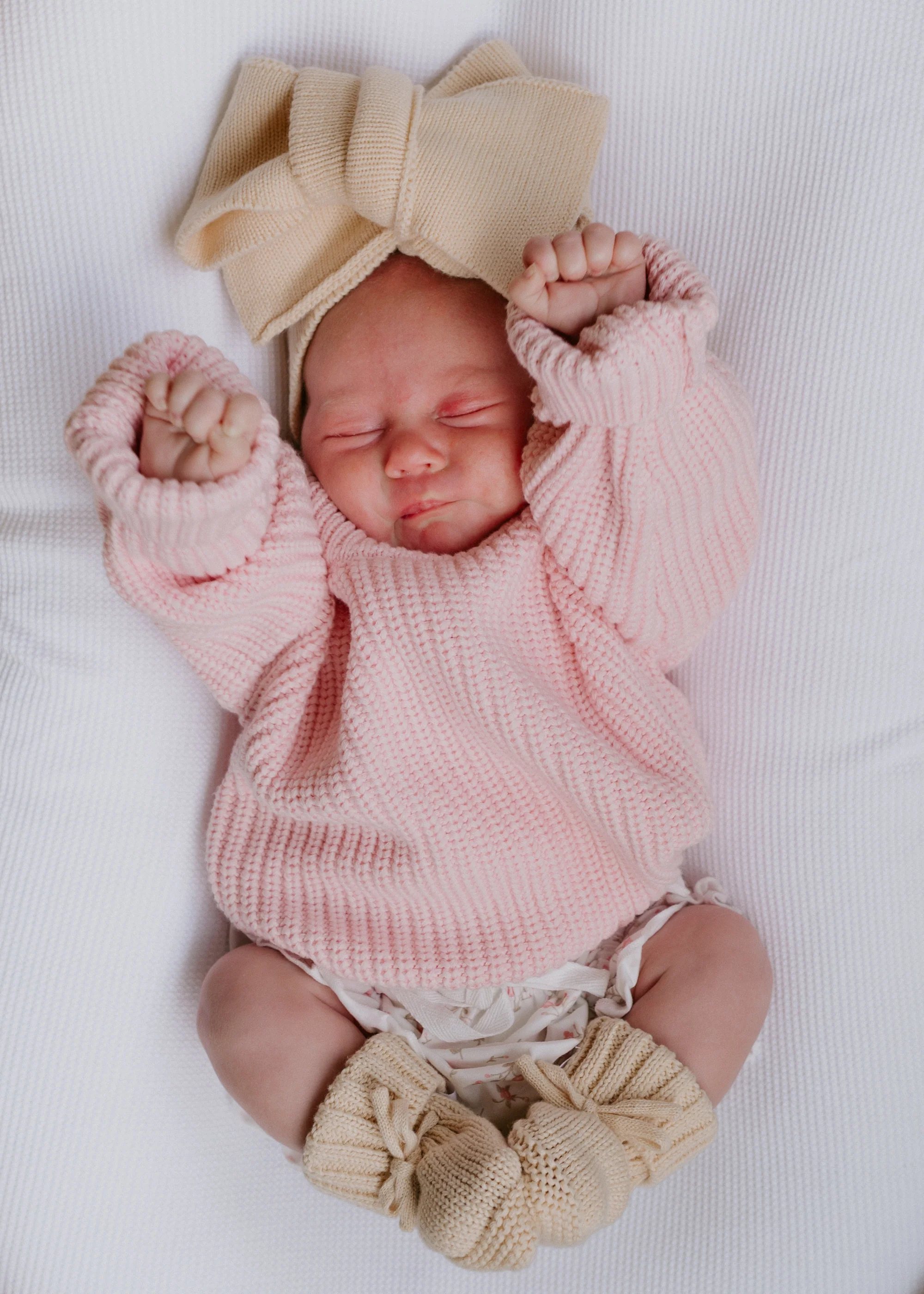 Chunky Knit Jumper | Baby Pink - Image 3