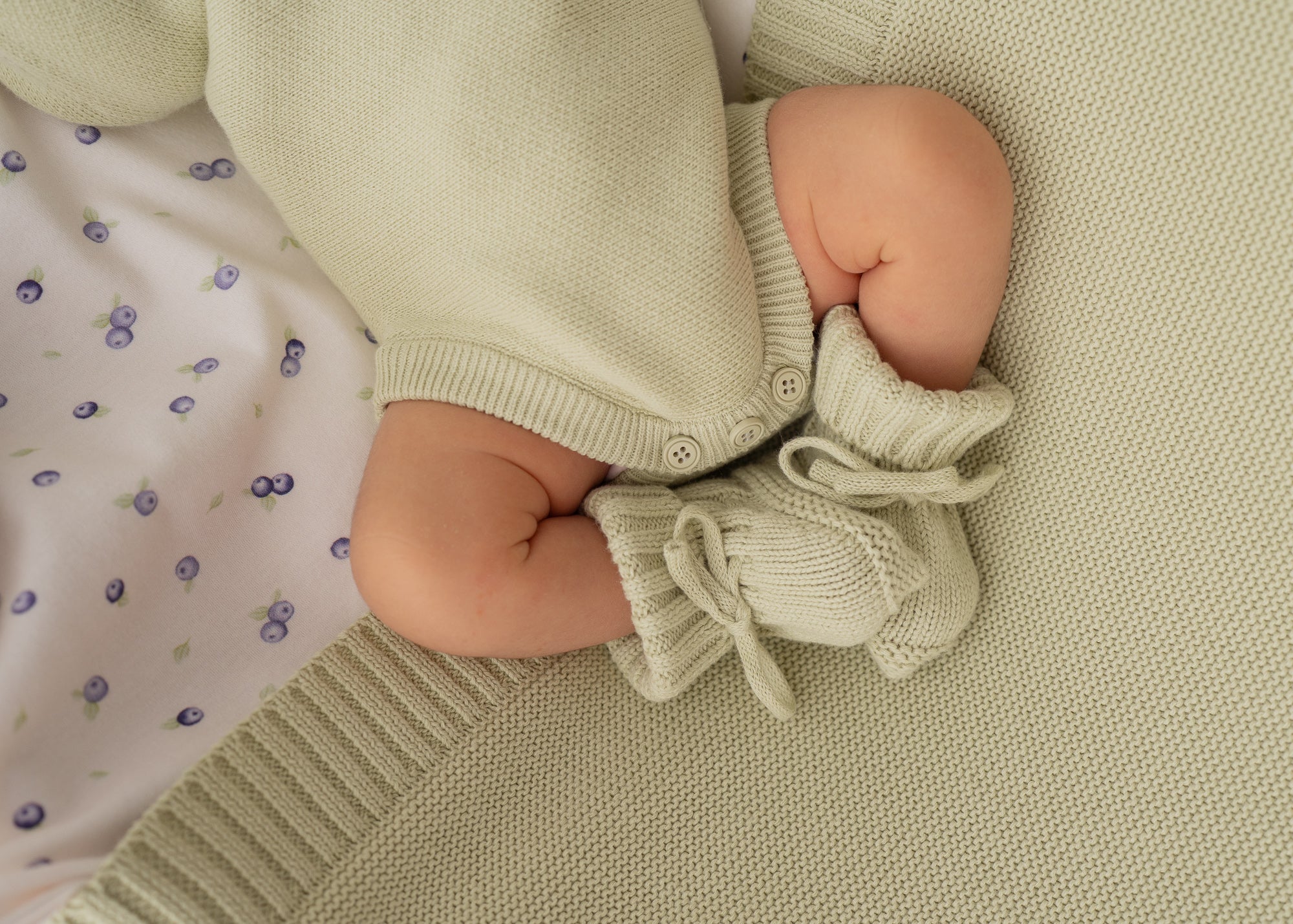 Knit Romper | Matcha - Image 9