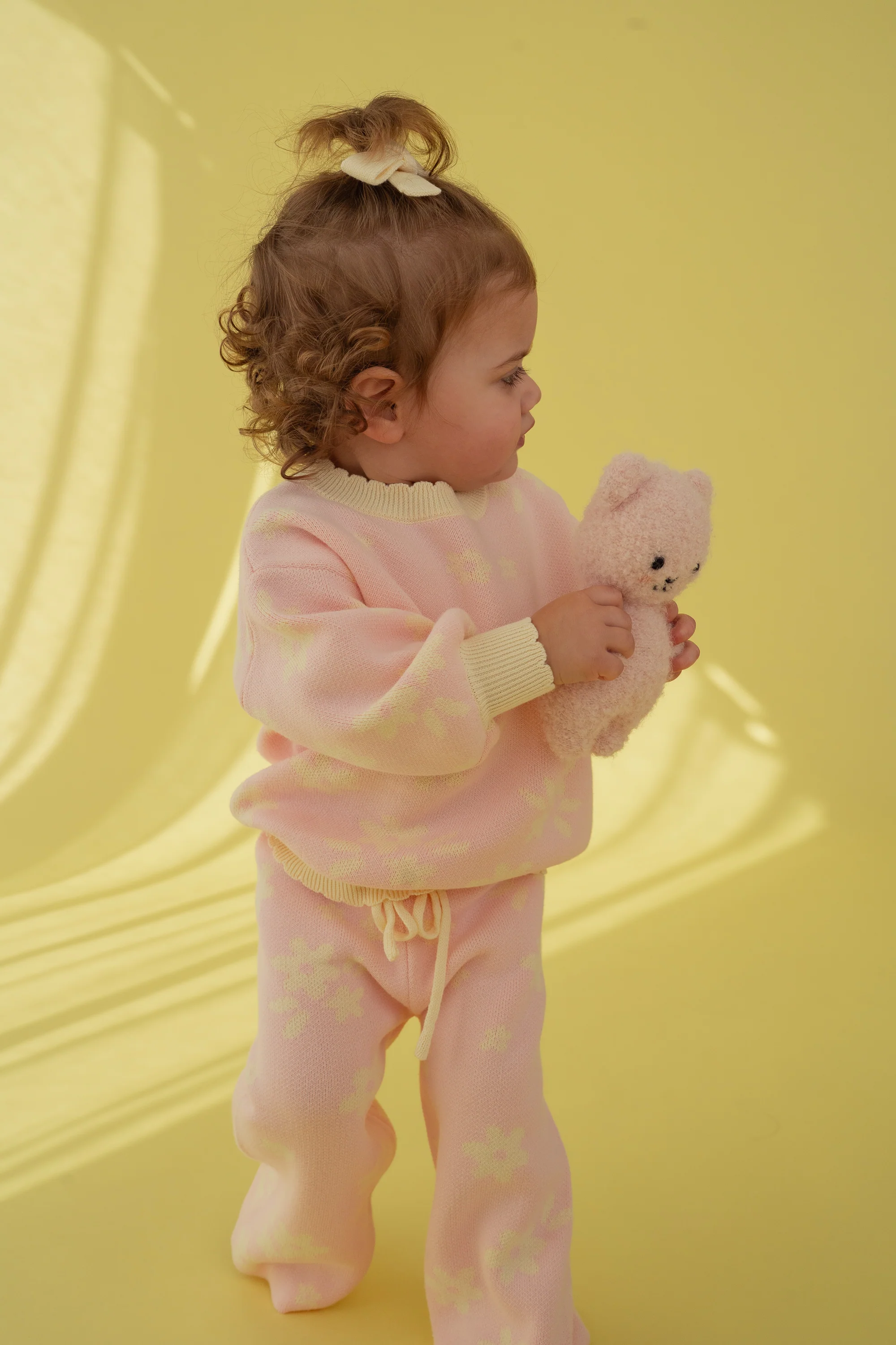 Knit Set | Daisy Floral Lemon - Image 5