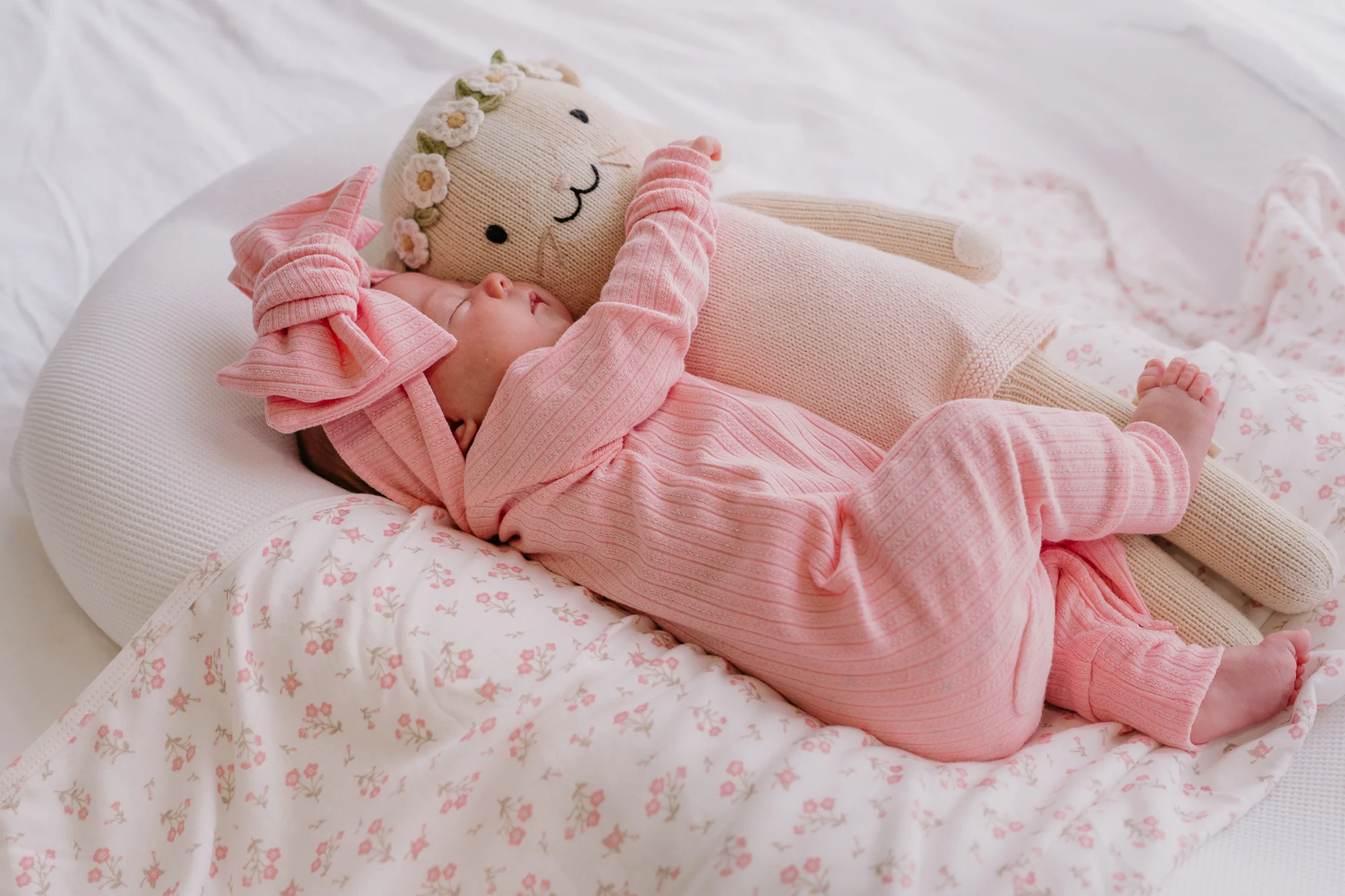 Oversized Topknot | Peony Rib Pointelle *AUGUST PRE-ORDER* - Image 5