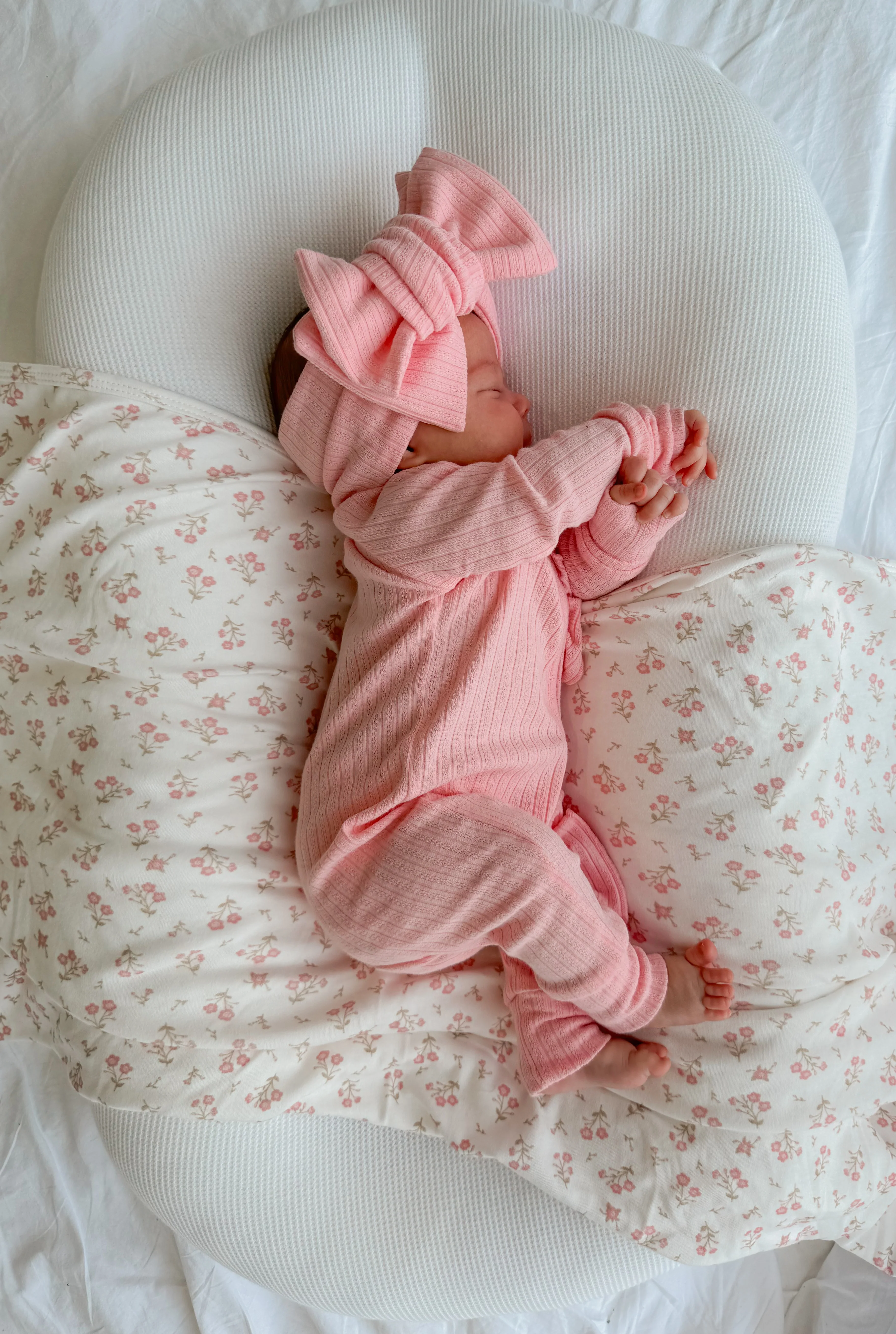 Oversized Topknot | Peony Rib Pointelle *AUGUST PRE-ORDER* - Image 9