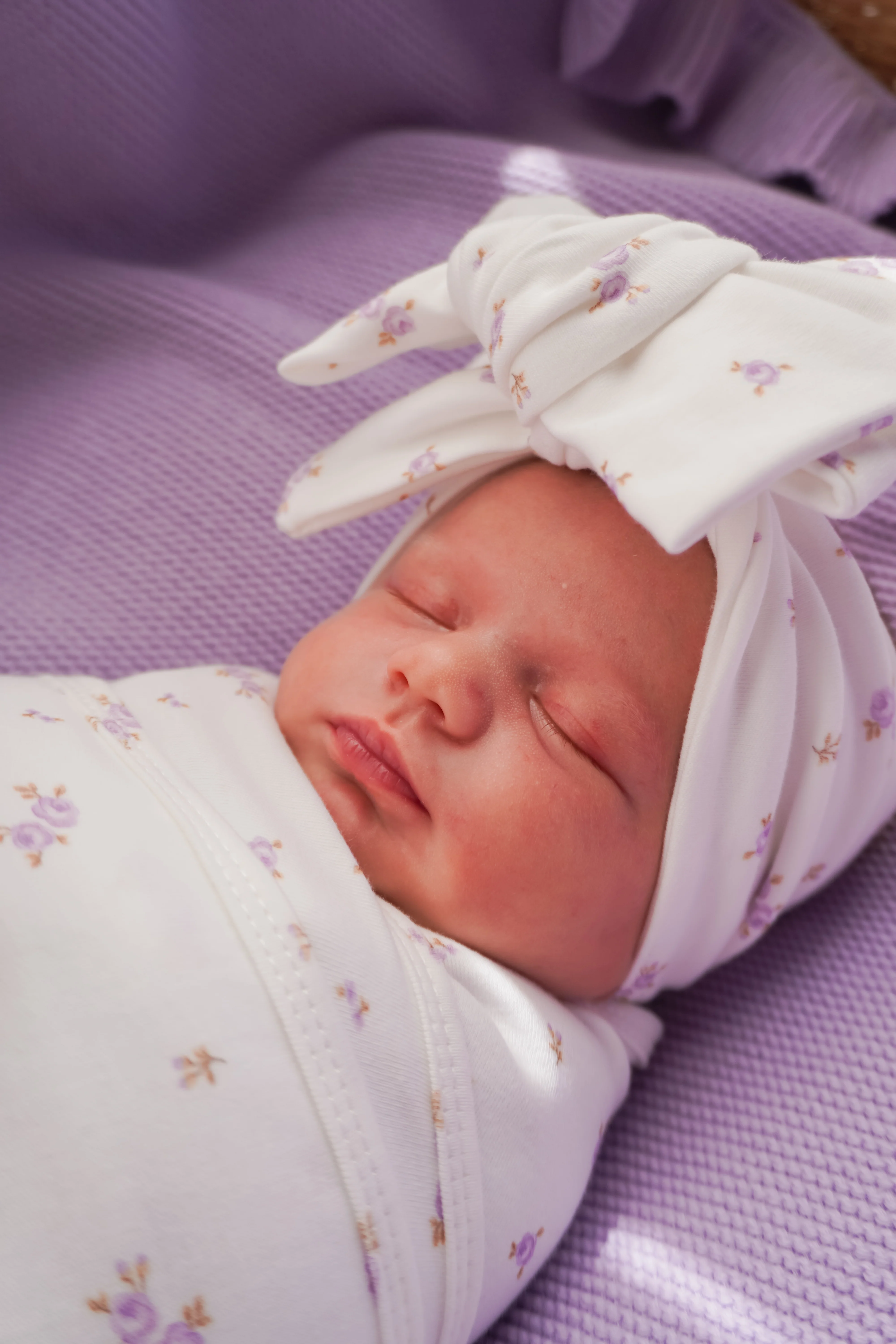 Swaddle Set | Lilac Meadow - Image 6