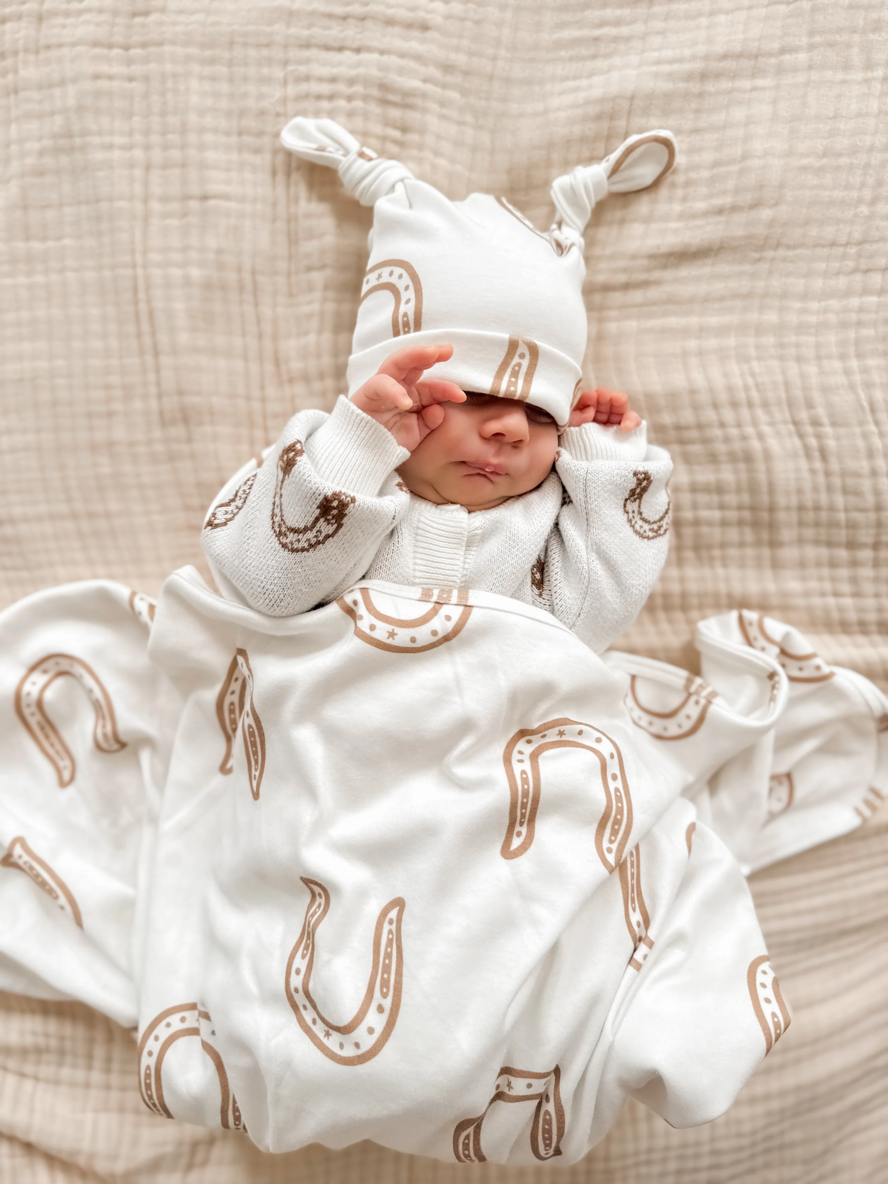 Swaddle Set | Western Horse Shoe - Image 4