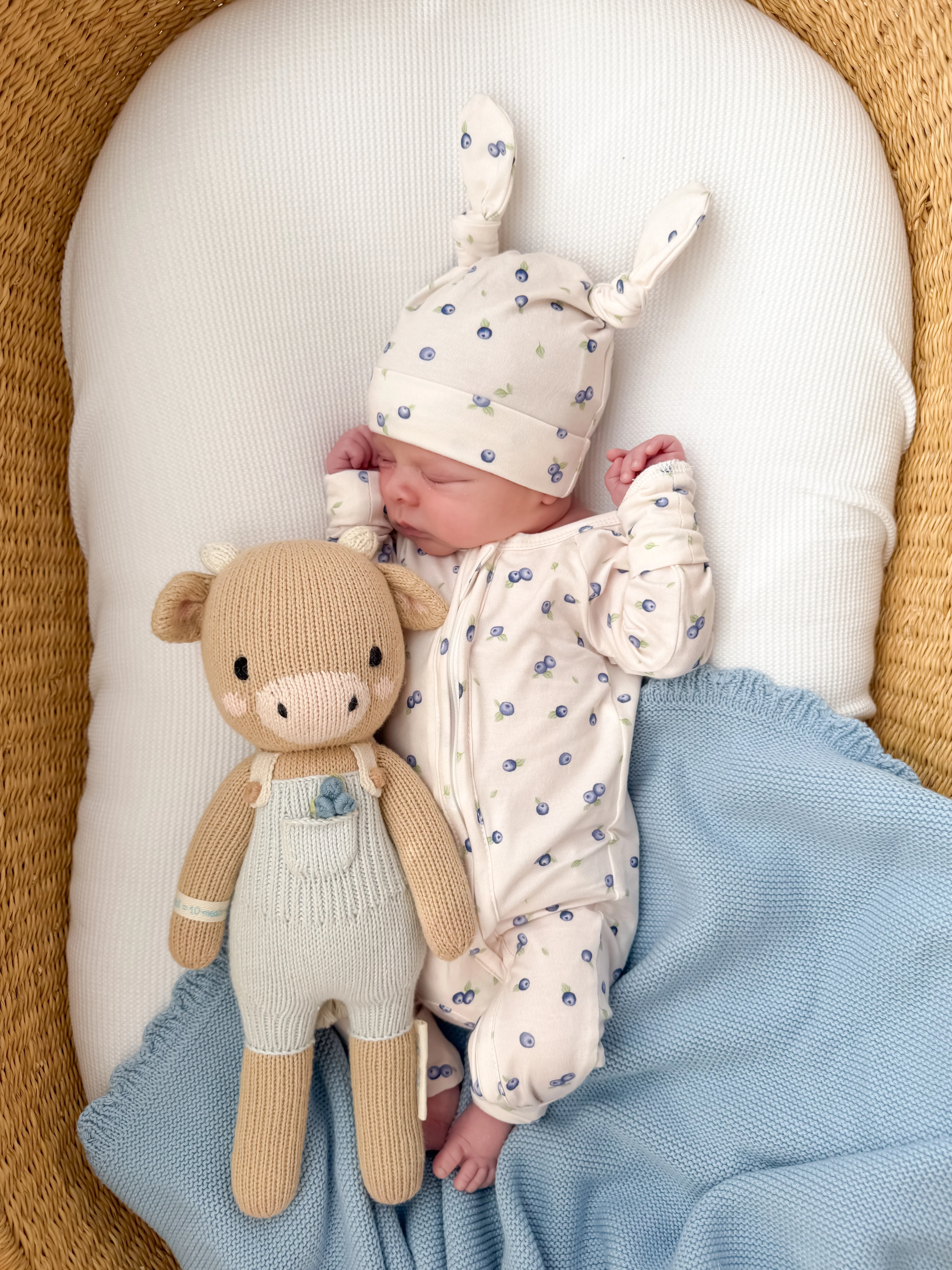 Zip Romper | Blueberries - Image 4